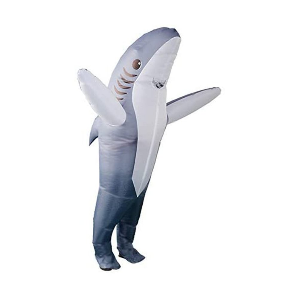 Adult Gray Shark Inflatable Costume